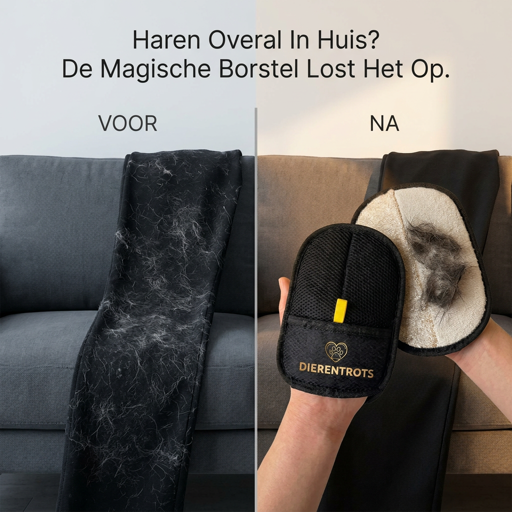 De Magische Borstel Magische haarborstel | Nooit meer losse haren in huis!