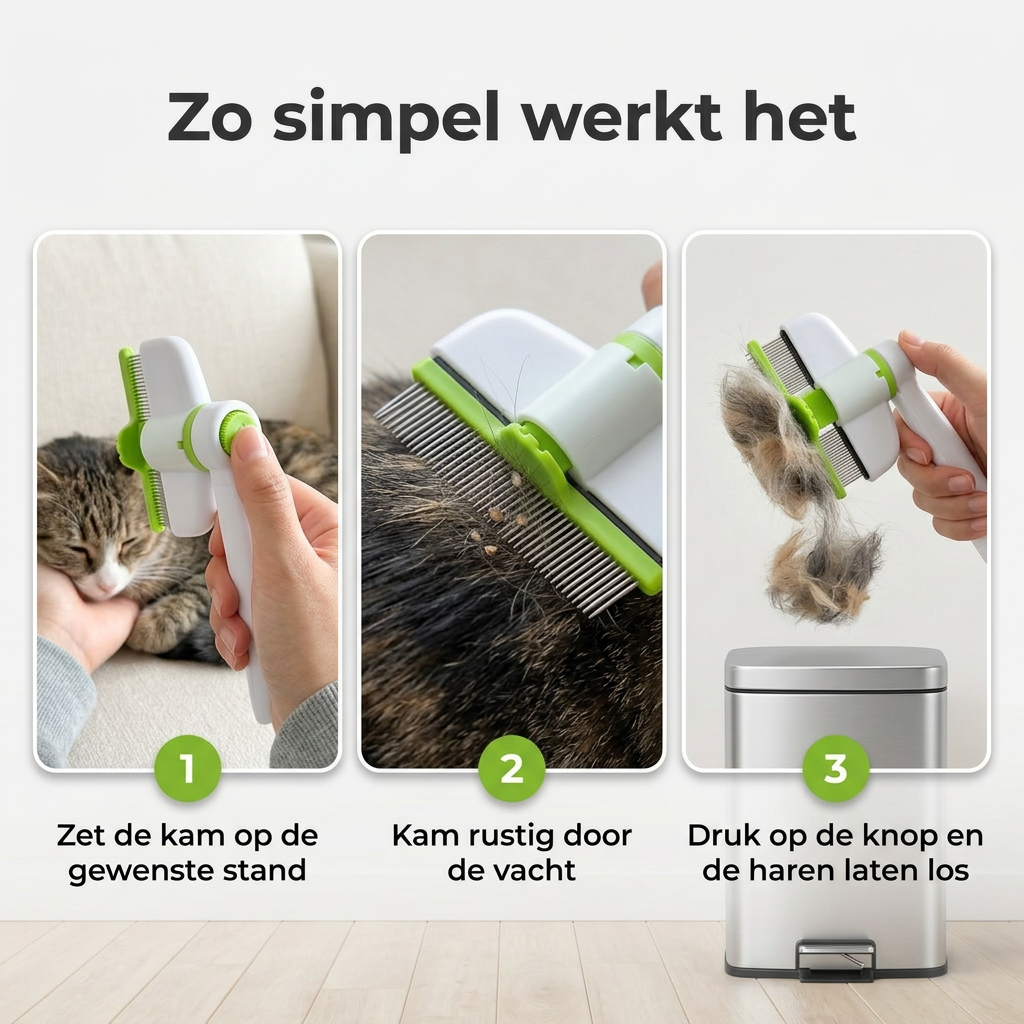 Professionele Vlooienkam voor Huisdieren