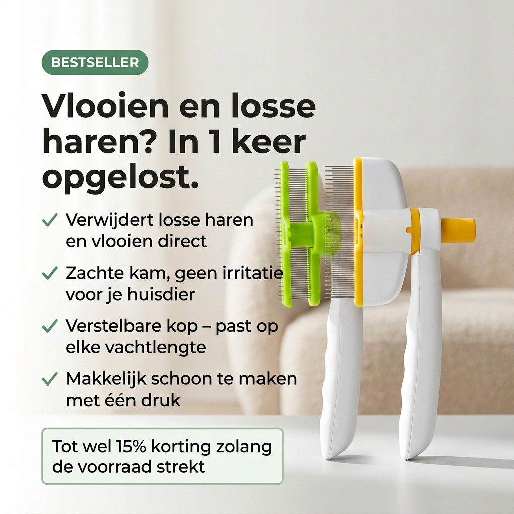 Professionele Vlooienkam voor Huisdieren